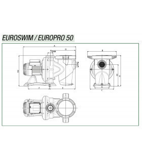 Bomba DAB Euroswim 50 1/2 CV M