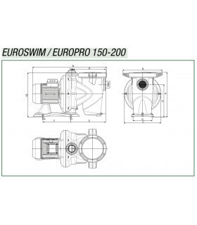 Pompe DAB Euroswim 150 M 1,5 cv
