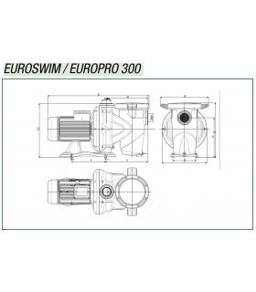 Pompe DAB Euroswim 300 3 HP M