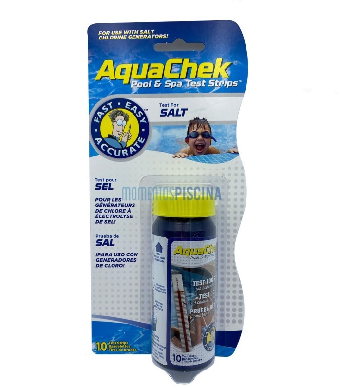 Salt test strips Aquacheck