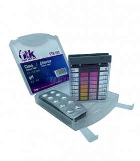 Kit per l'analisi del cloro libero, totale e del pH FTK 101