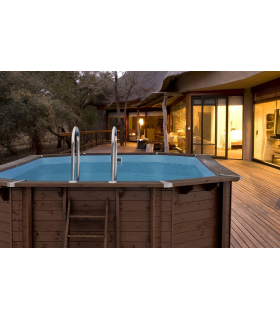 Above ground wooden pool Sea Breeze