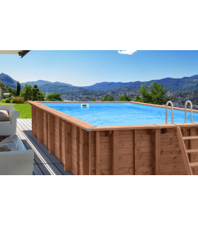 Above ground wooden pool Summer Oasis
