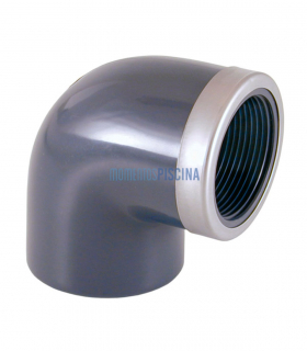 Reinforced Mixed Elbow 90º PVC for gluing and threading