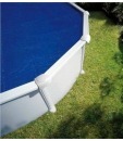 GRE oval summer pool cover (isothermal)