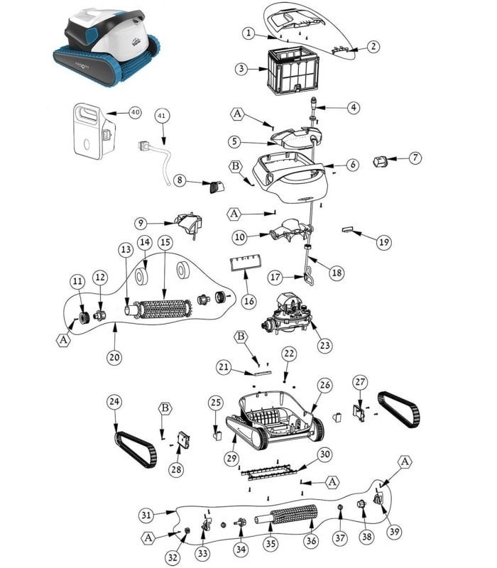 dolphin s300 parts