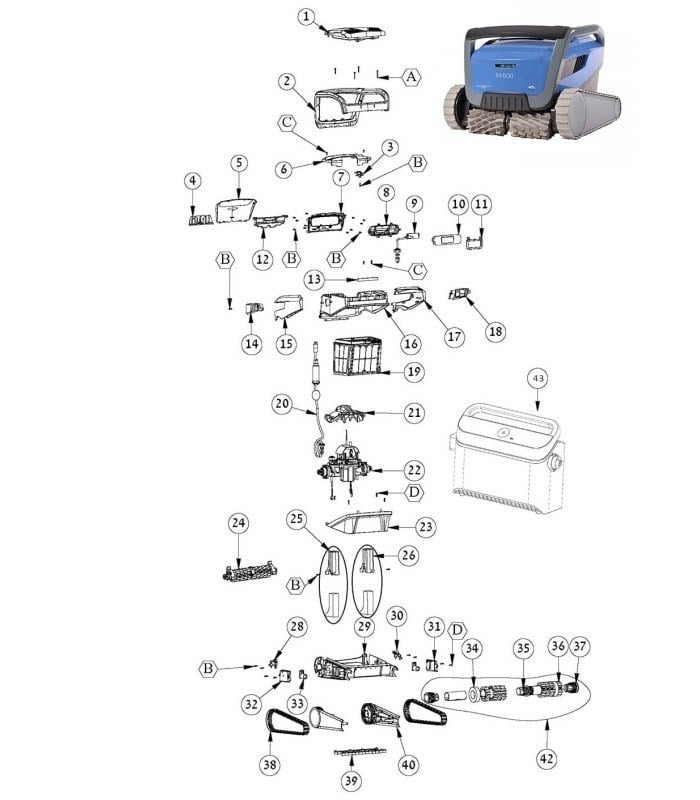 dolphin 300i parts