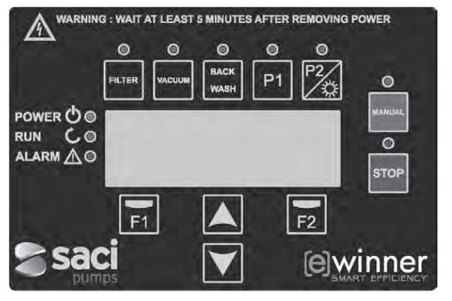 E-Winner frequency inverter display and functions