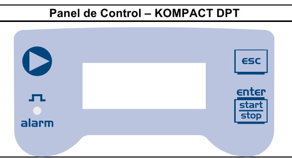 DPT pump control panel