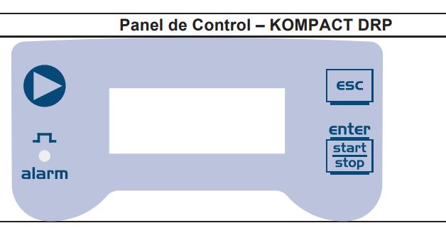 DRP pump control panel